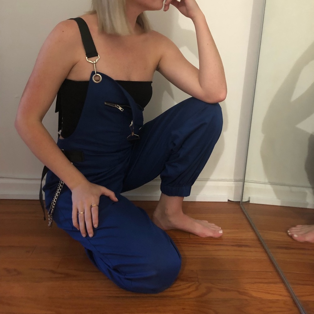Blue jumpsuit overalls - Picture 2 of 3